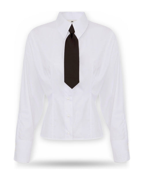 Camicie Donna Elisabetta Franchi - Camicia CA19867E2 - Bianco