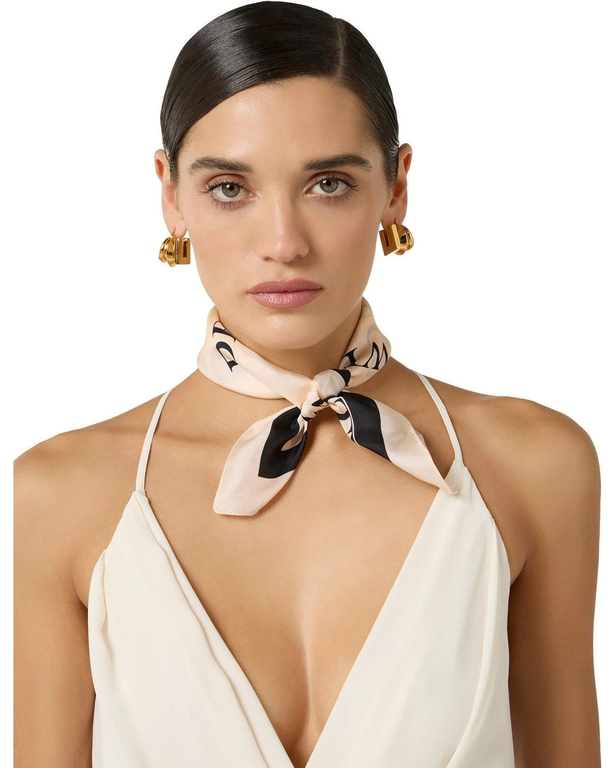Foulard Donna Elisabetta Franchi - Foulard - Panna