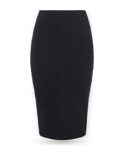 Gonne casual Donna Elisabetta Franchi - Gonna di maglia GK10S67E2 - Nero