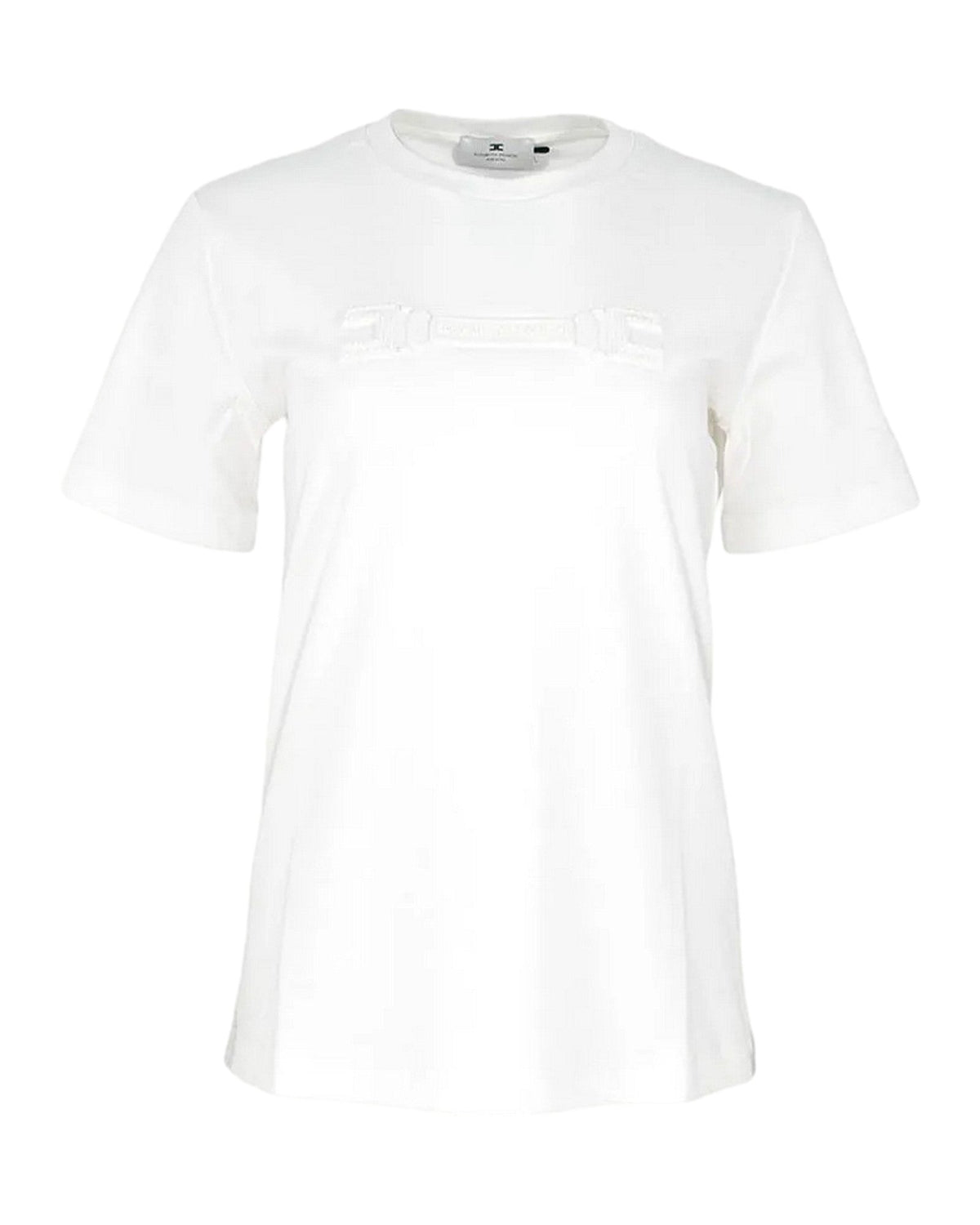 T-shirt Donna Elisabetta Franchi - Maglia MA68P61E2 - Bianco