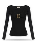 Maglie Donna Elisabetta Franchi - Maglia MD00567E2 - Nero