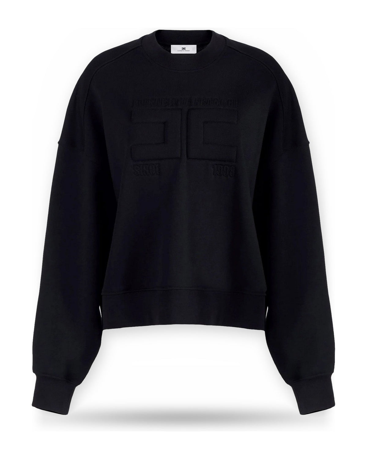 Felpe senza cappuccio Donna Elisabetta Franchi - Maglia - Nero