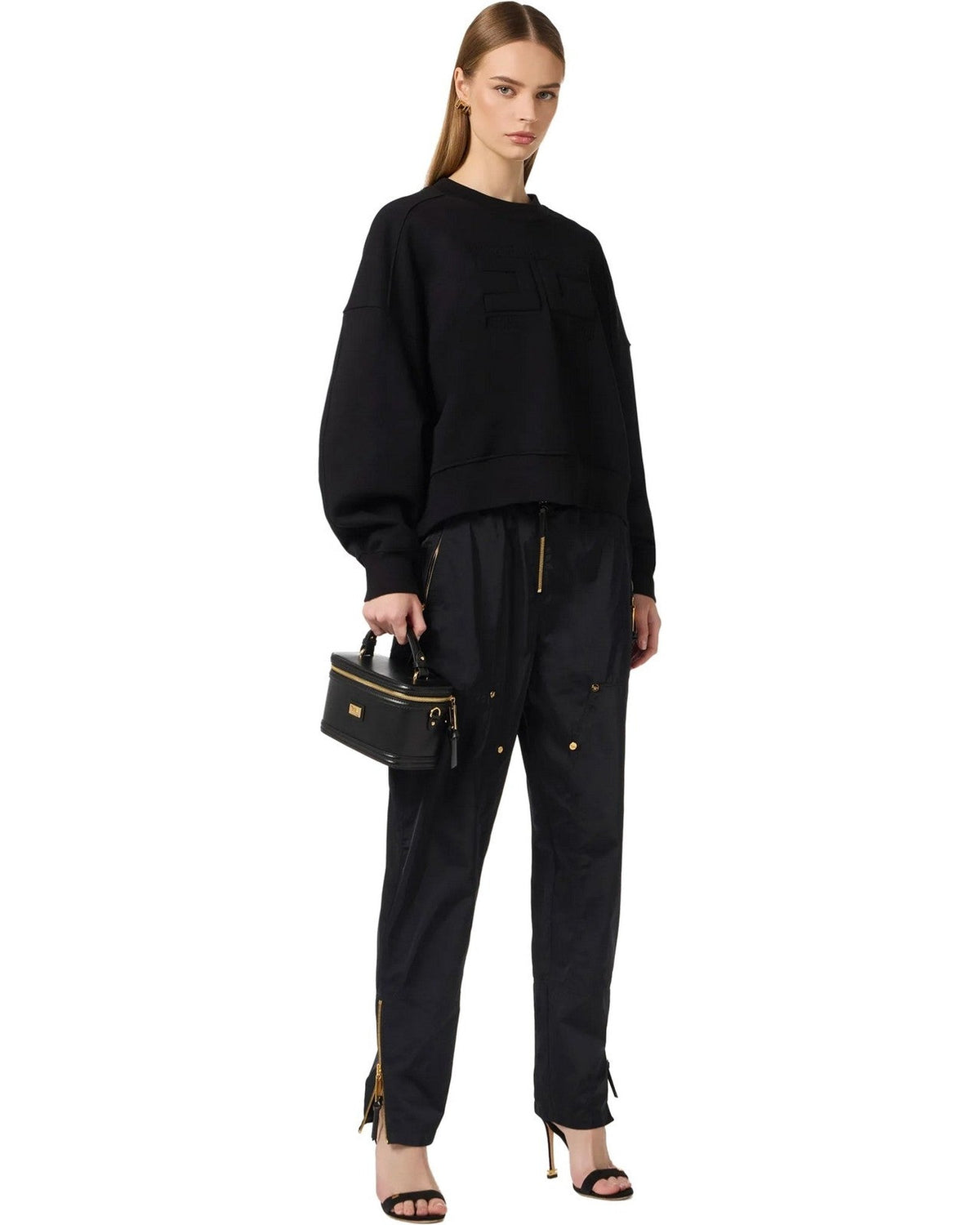 Felpe senza cappuccio Donna Elisabetta Franchi - Maglia - Nero