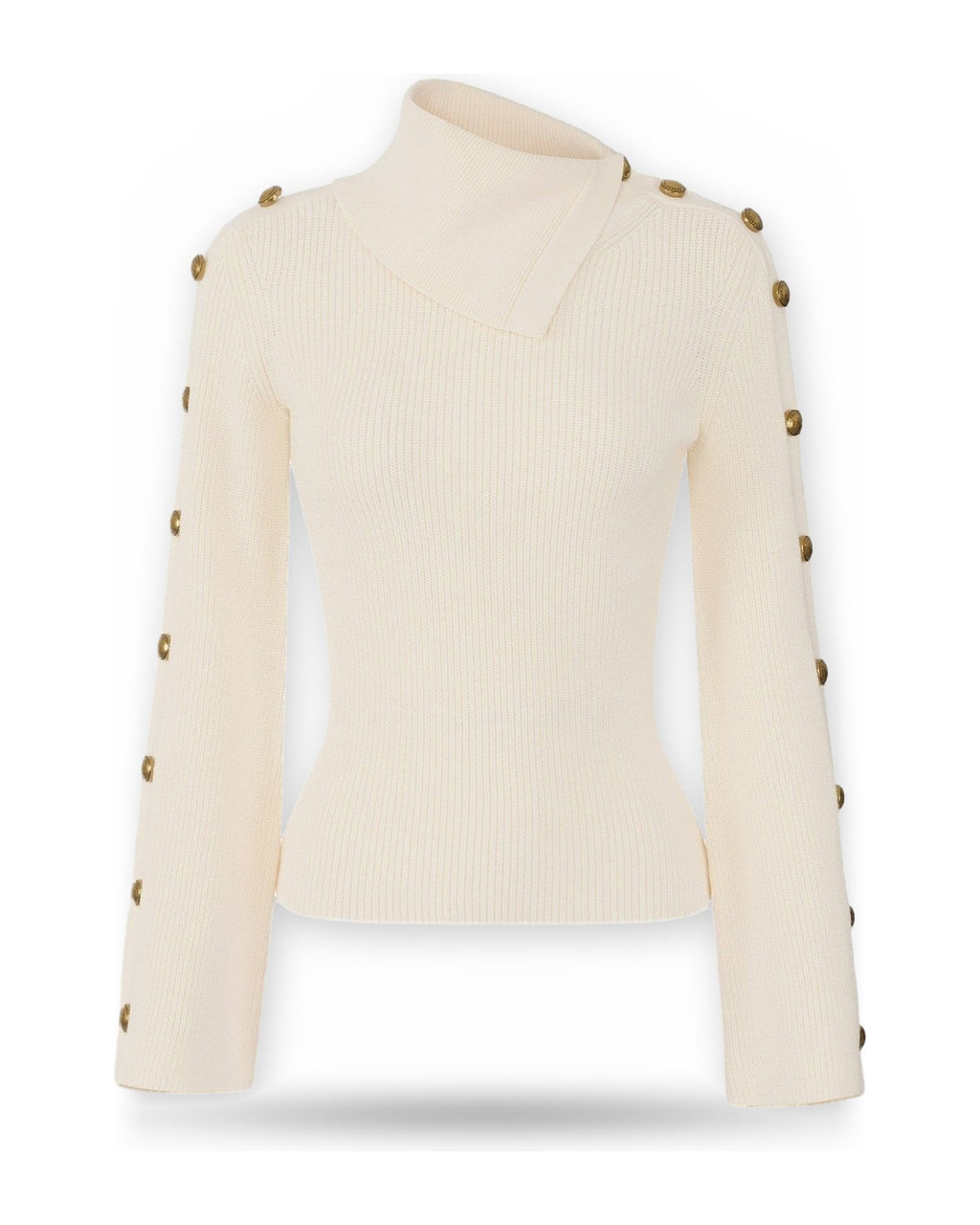 Maglie Donna Elisabetta Franchi - Maglia tricot MK03S66E2 - Avorio