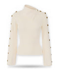 Maglie Donna Elisabetta Franchi - Maglia tricot MK03S66E2 - Avorio