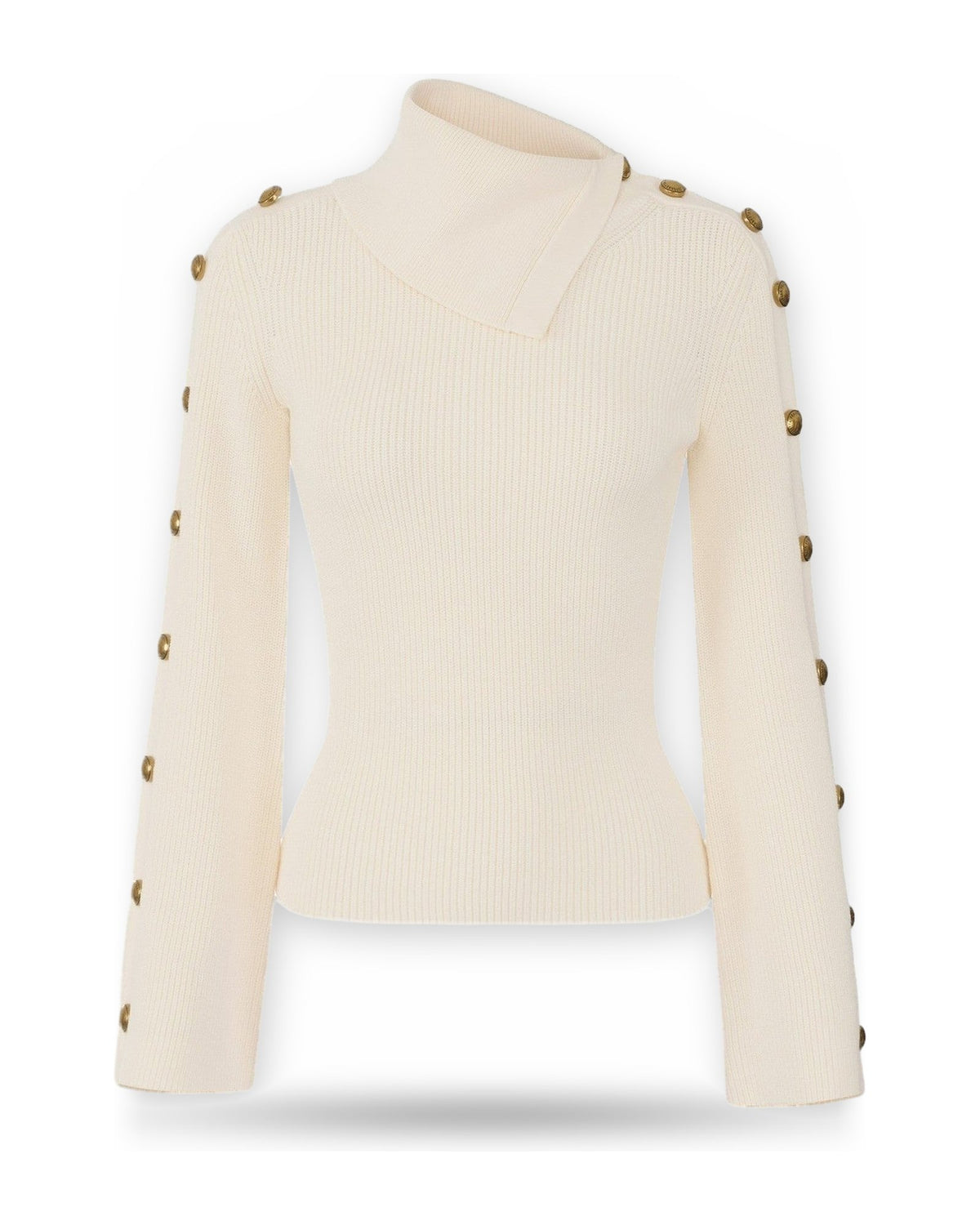 Maglie Donna Elisabetta Franchi - Maglia tricot MK03S66E2 - Avorio