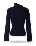 Maglie Donna Elisabetta Franchi - Maglia tricot MK03S66E2 - Blu