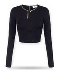 Maglie Donna Elisabetta Franchi - Maglia tricot MK32S67E2 - Nero