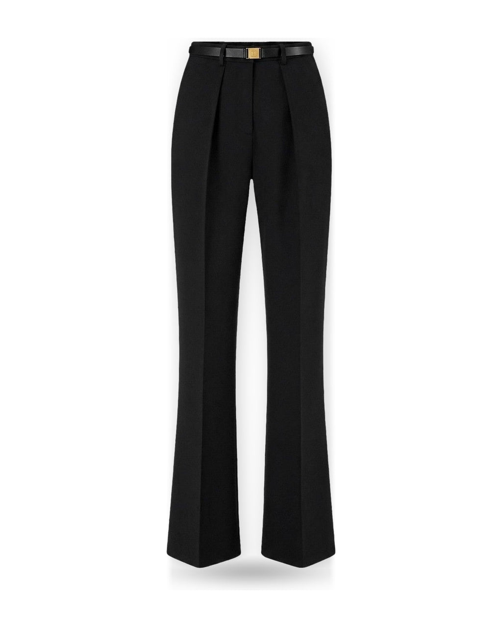 Pantaloni Donna Elisabetta Franchi - Pantalone con cintura PA20766E2 - Nero