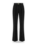 Pantaloni Donna Elisabetta Franchi - Pantalone con cintura PA20766E2 - Nero