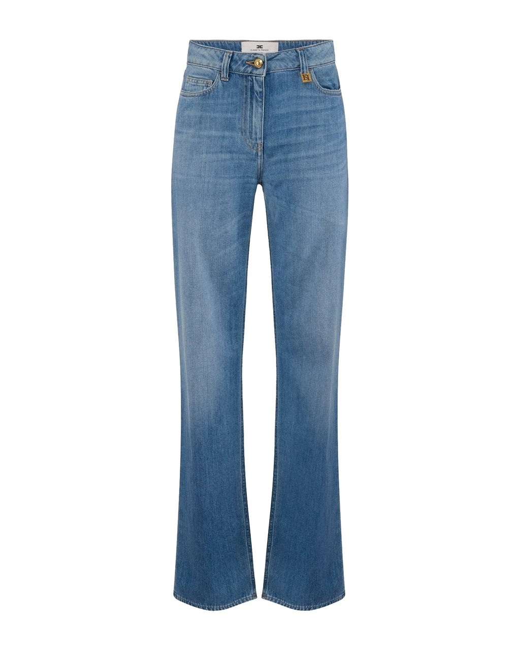 Pantaloni Donna Elisabetta Franchi - Pantalone mod. jeans - Celeste