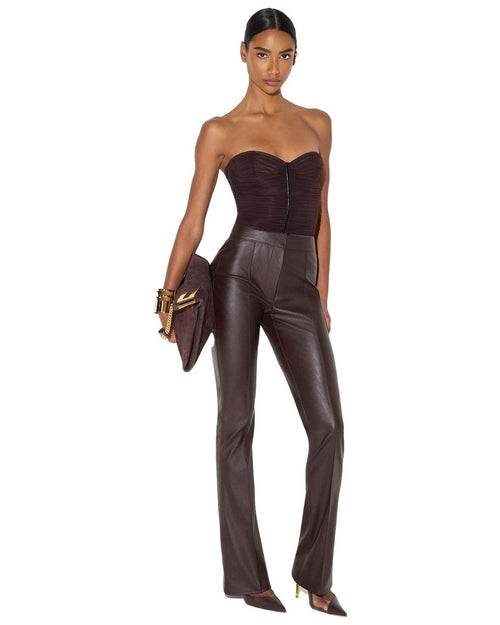 Pantaloni Donna Elisabetta Franchi - Pantalone PA18866E2 - Marrone
