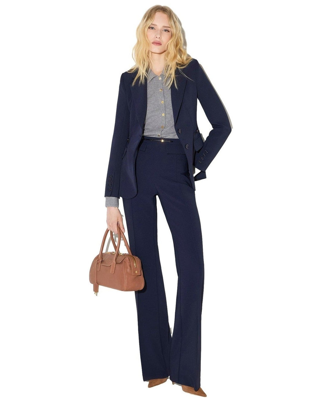 Pantaloni Donna Elisabetta Franchi - Pantalone PA19666E2 - Blu