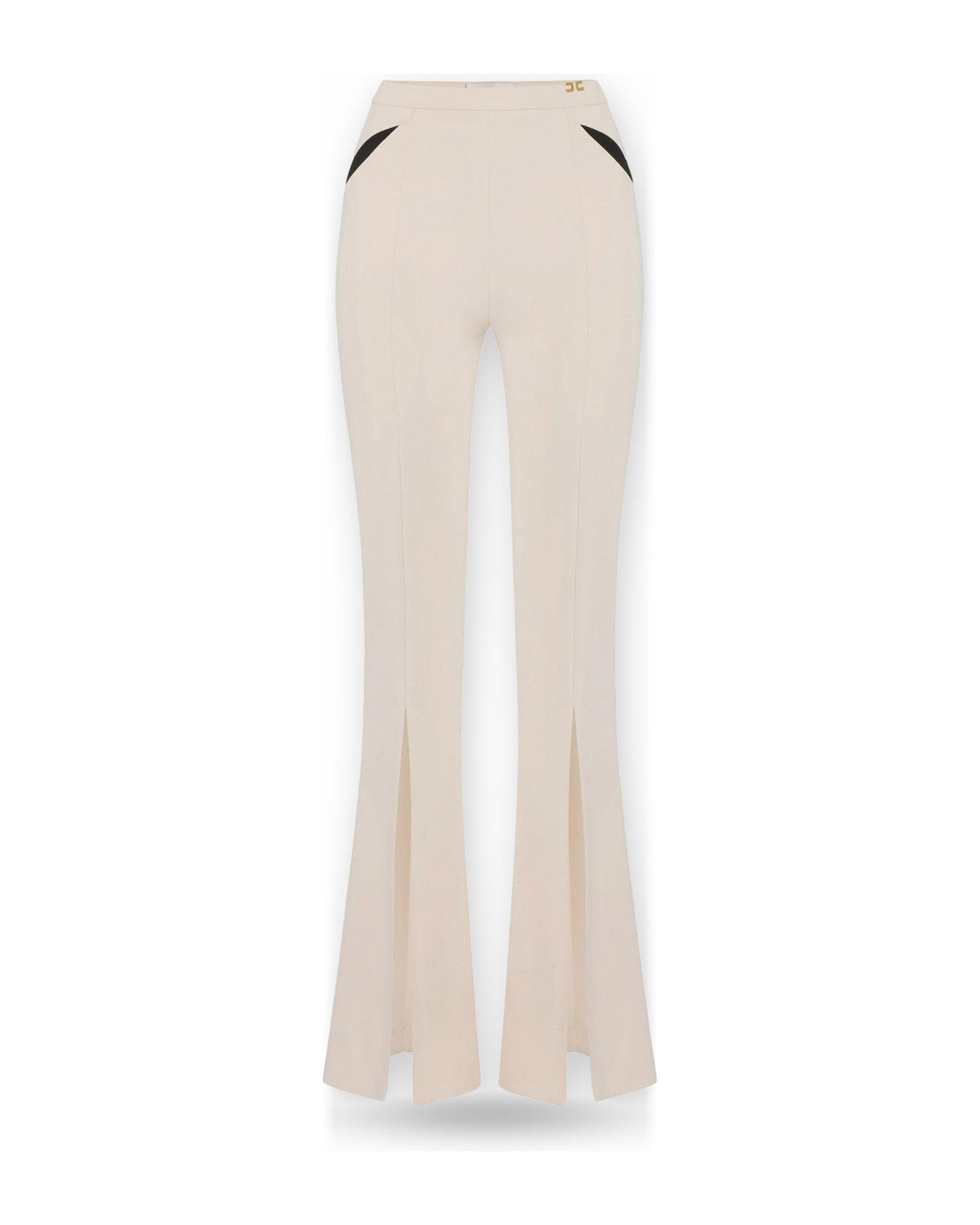 Pantaloni Donna Elisabetta Franchi - Pantalone - Panna
