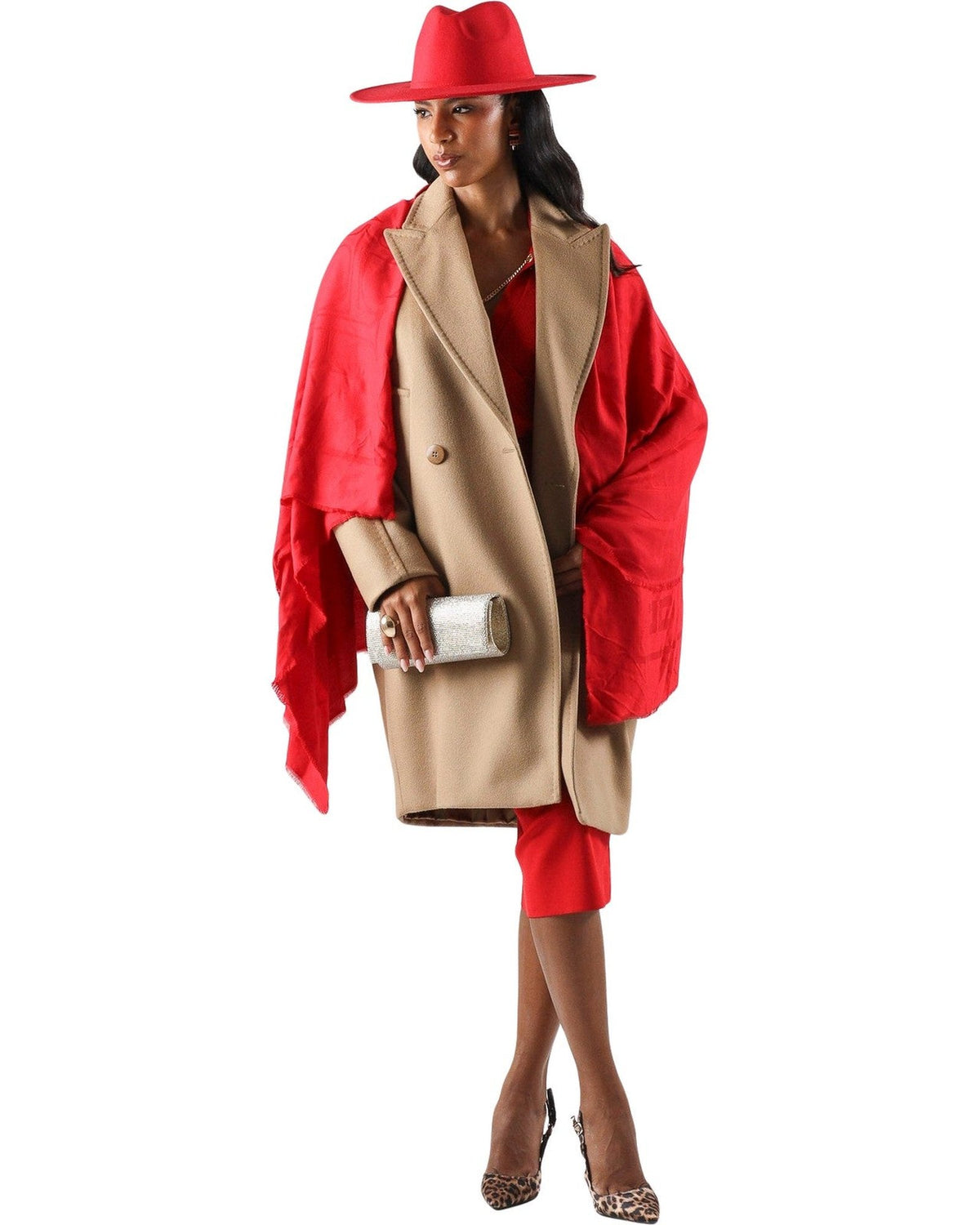 Sciarpe Donna Elisabetta Franchi - Sciarpa SC02F66E2 - Rosso