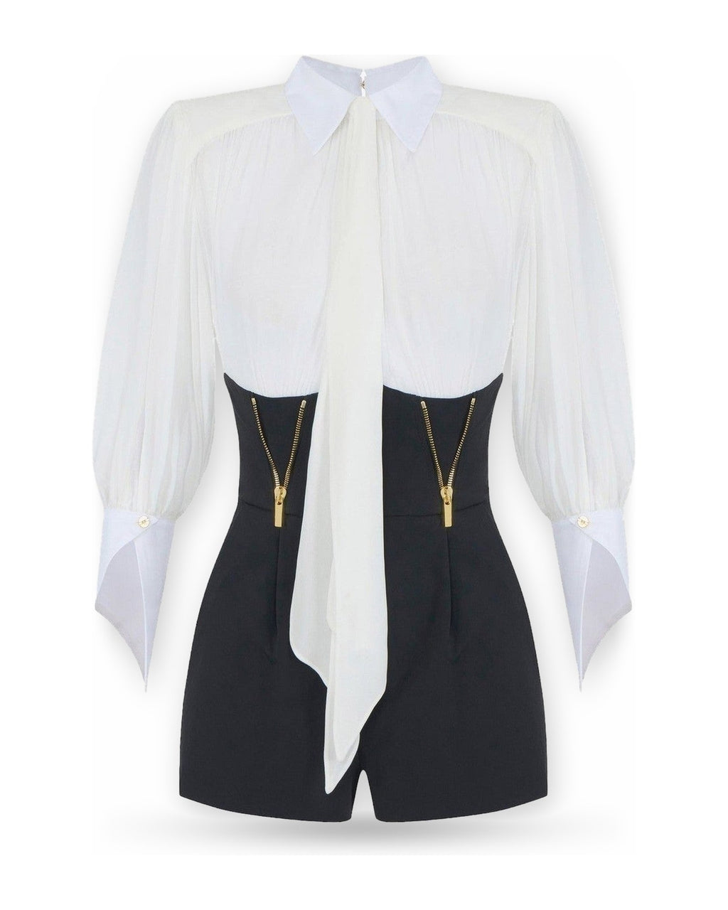Tute a manica lunga Donna Elisabetta Franchi - Tuta TU06566E2 - Avorio
