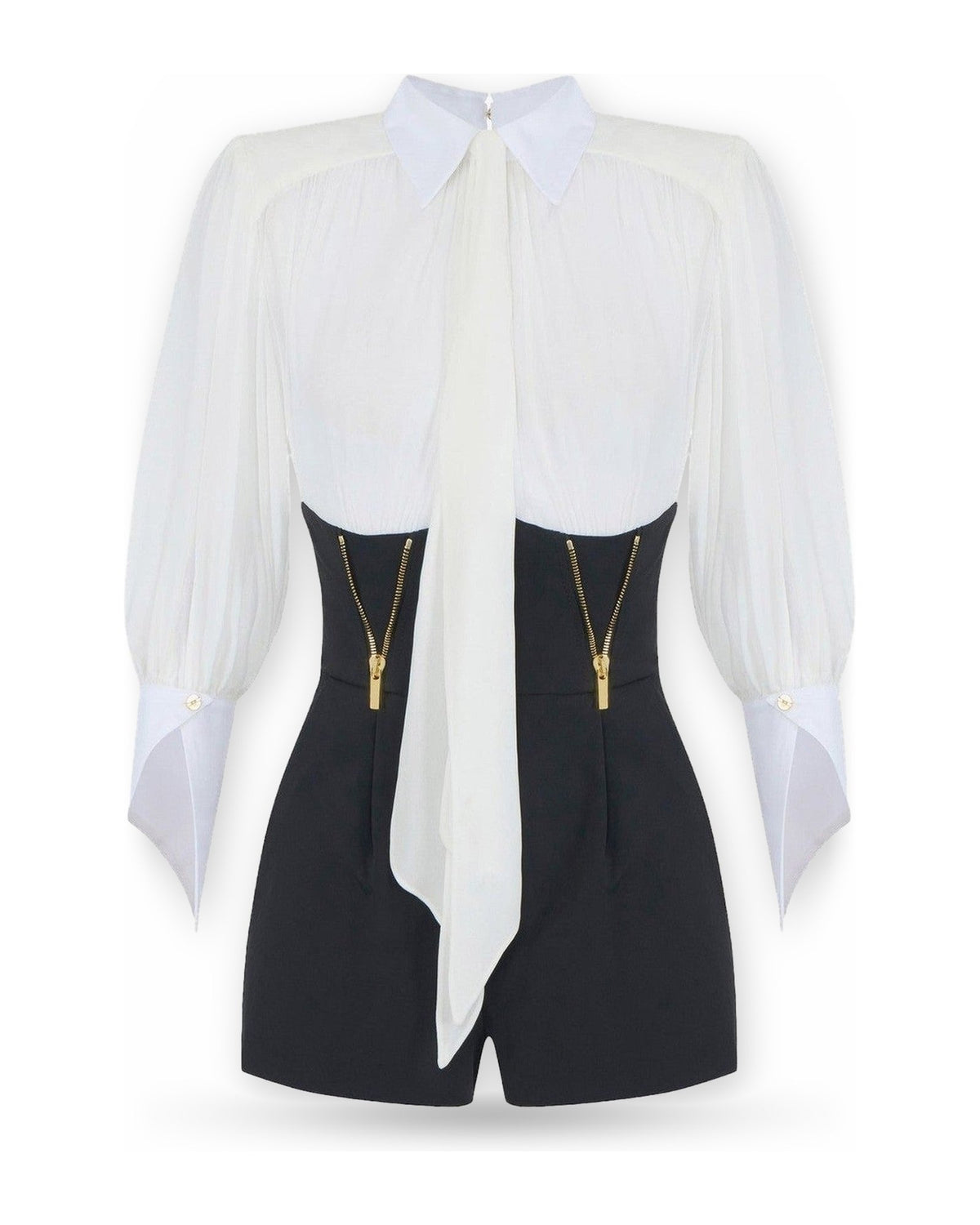 Tute a manica lunga Donna Elisabetta Franchi - Tuta TU06566E2 - Avorio