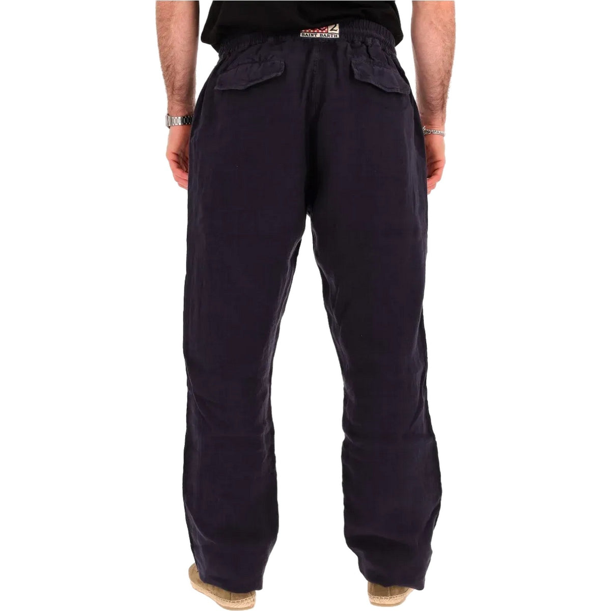 Pantaloni Uomo Mc2 Saint Barth - Pant With Colisse - Blu