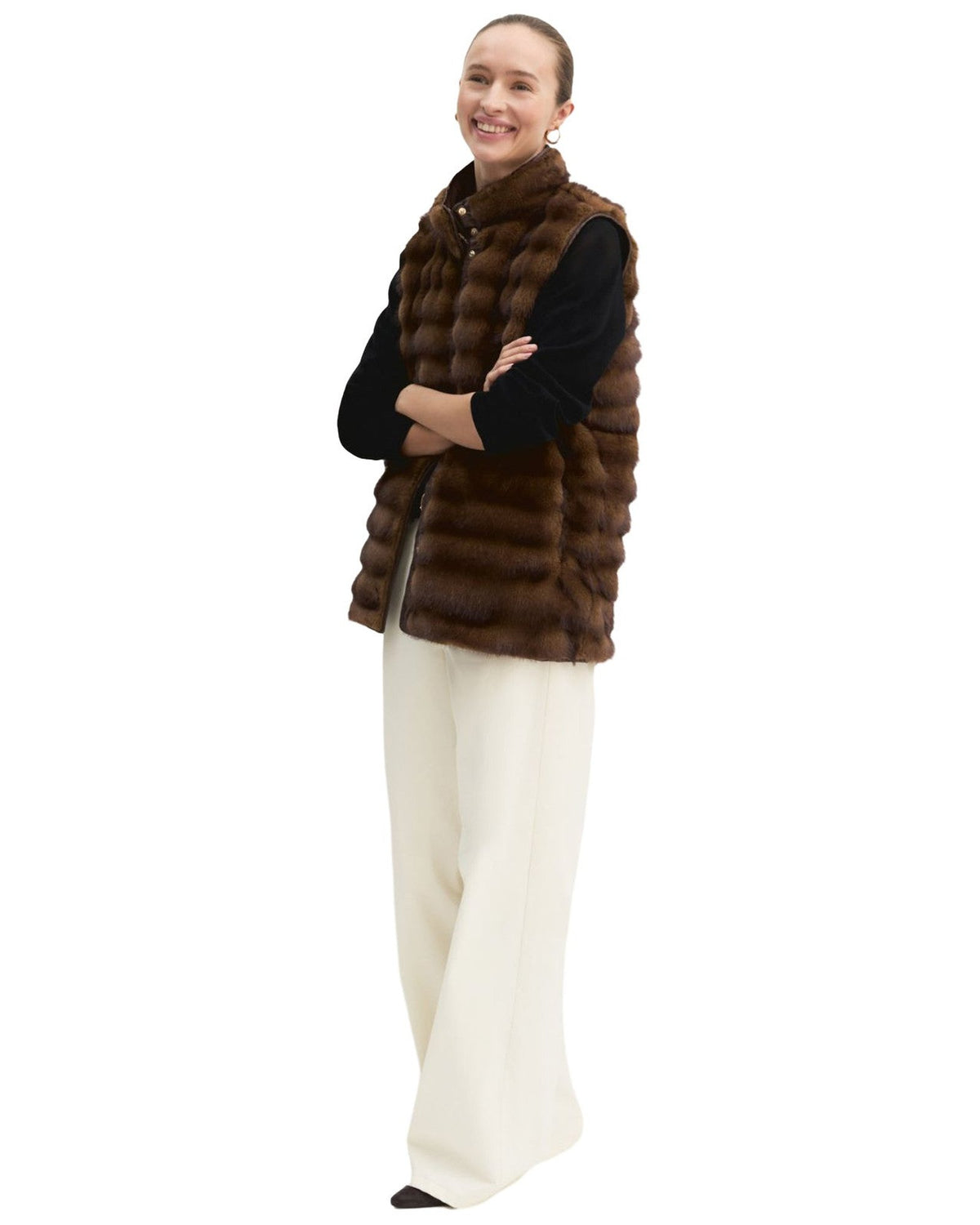 Gilet Donna Emme - Emmbaccano 2625456071 - Marrone