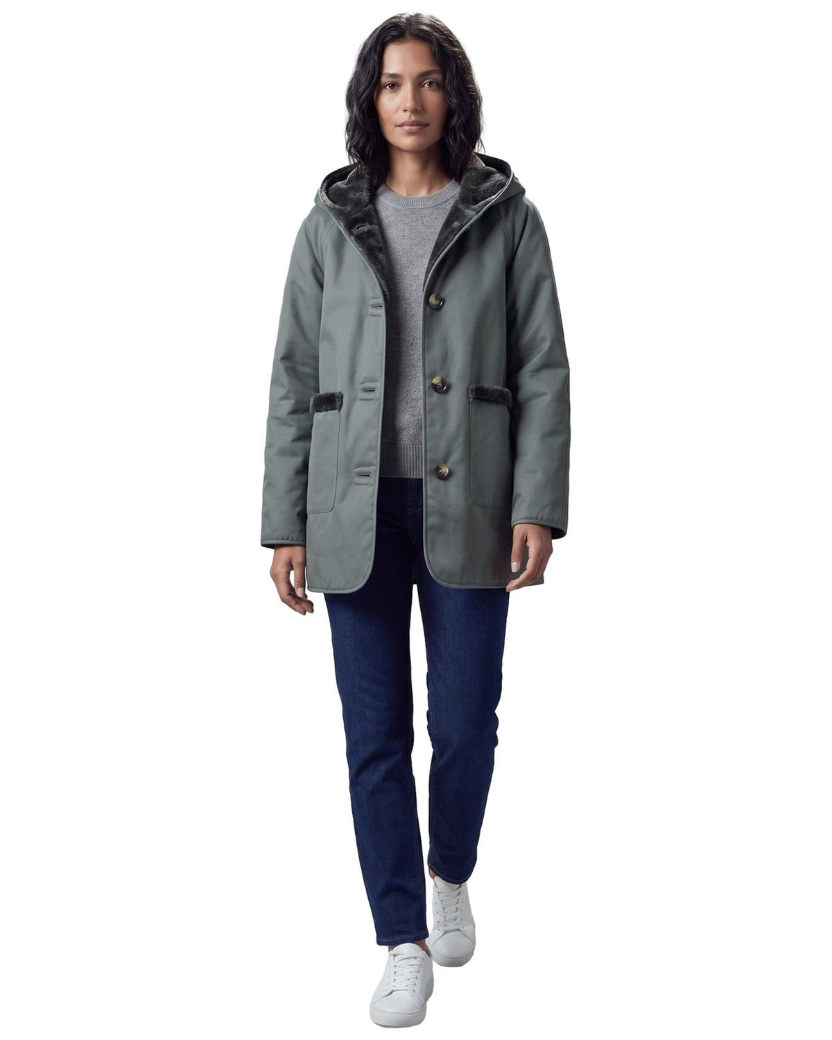 Giacconi Donna Emme - Emmgoccia 2625086071 - Verde Sottobosco