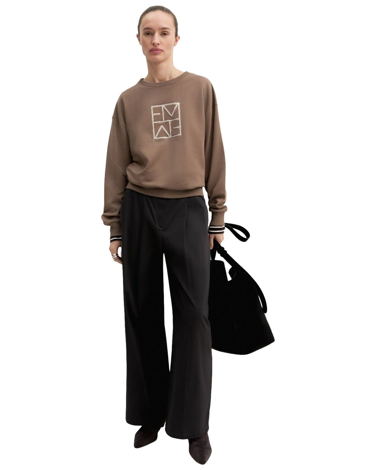Felpe senza cappuccio Donna Emme - Emmquorum 2625926011 - Tortora