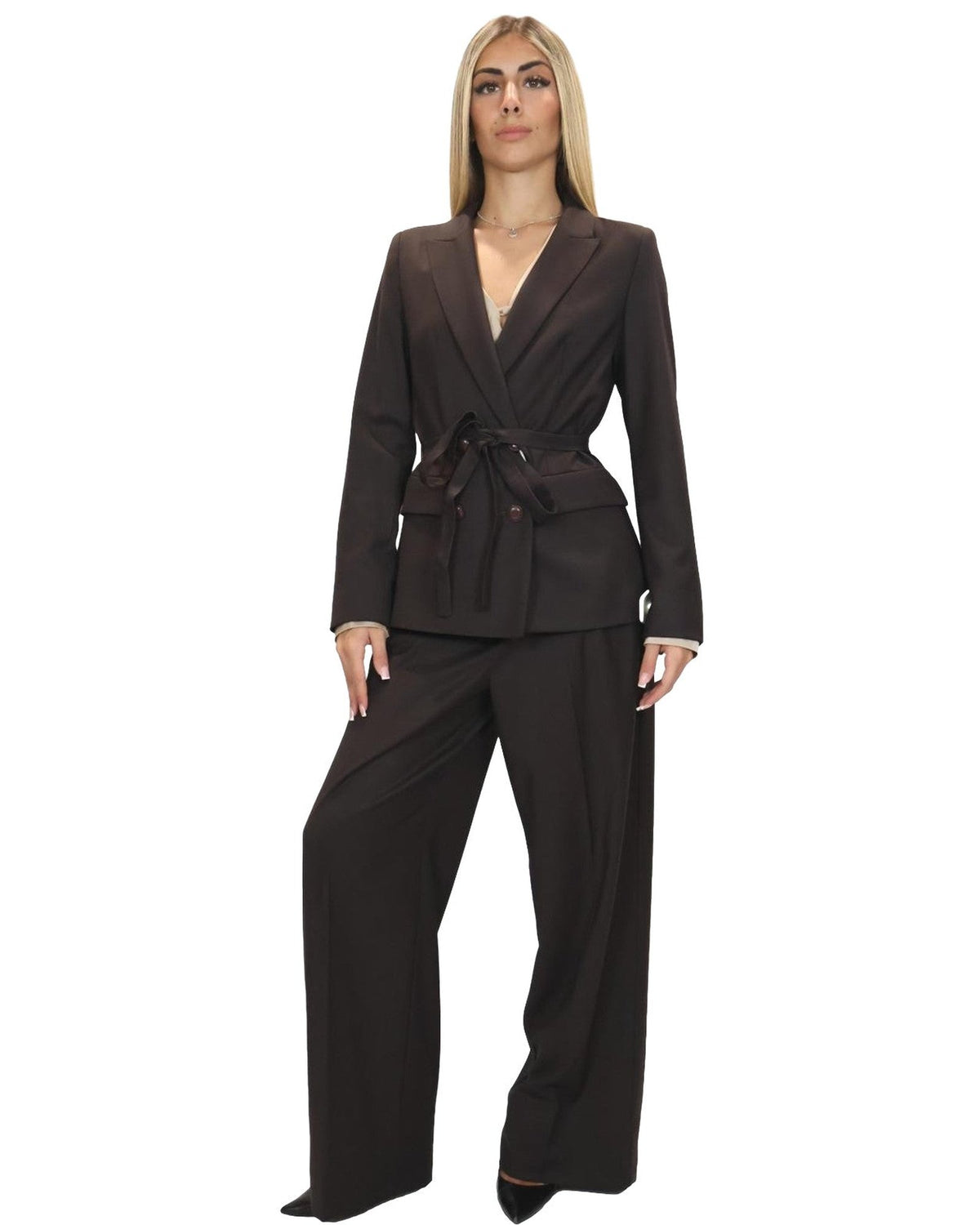 Pantaloni Donna Emme - Emmfiesta 2625136111 - Testa di Moro