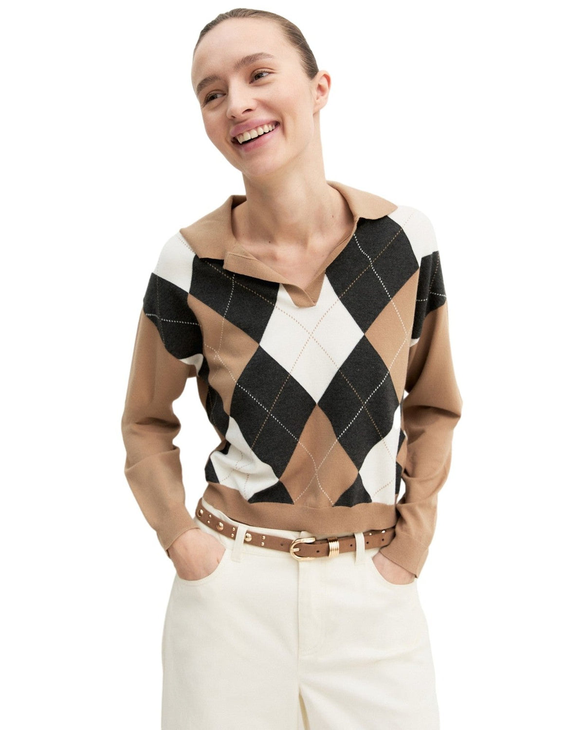 Maglie Donna Emme - Emmottanta 2625366121 - Cammello