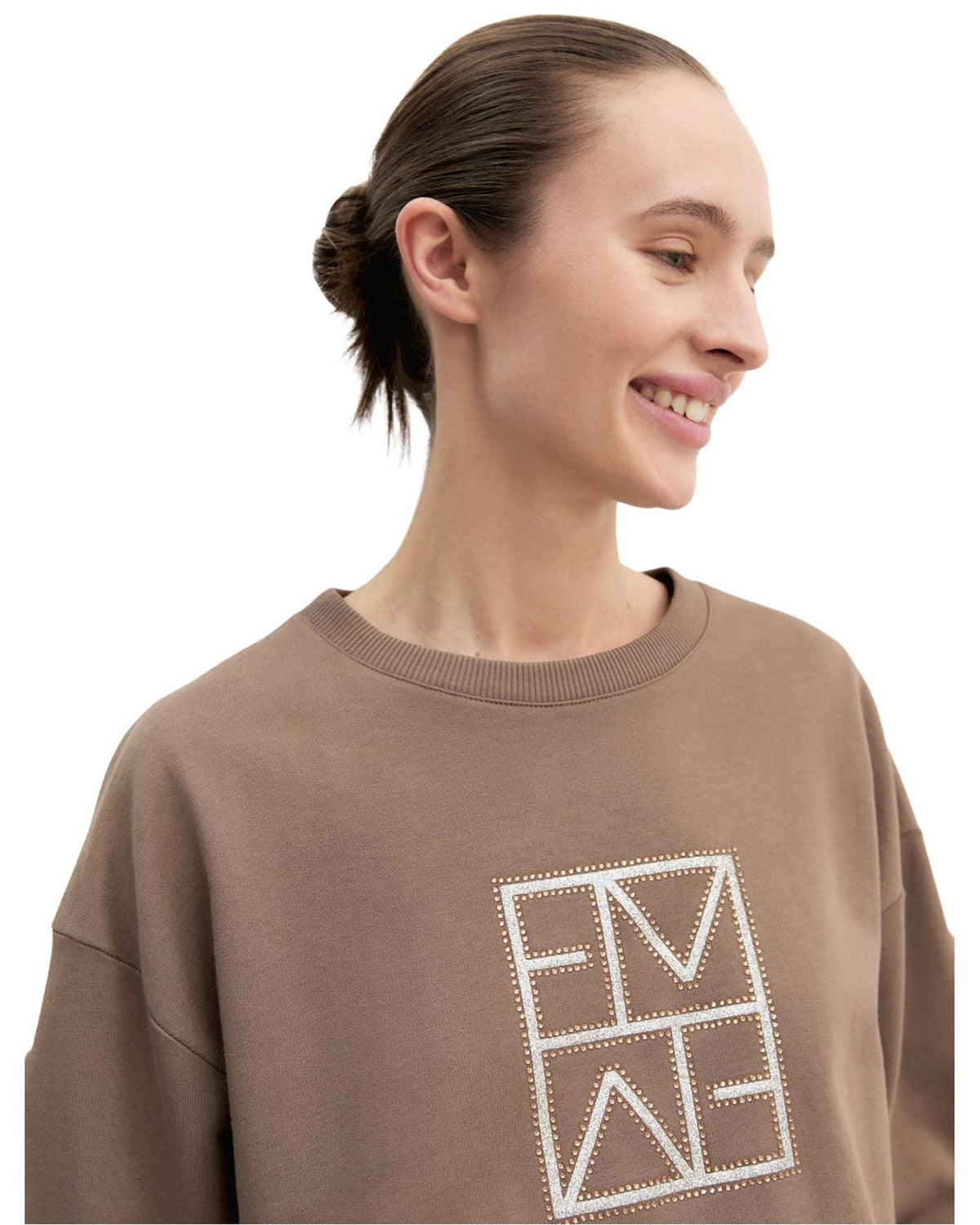 Felpe senza cappuccio Donna Emme - Emmquorum 2625926011 - Tortora