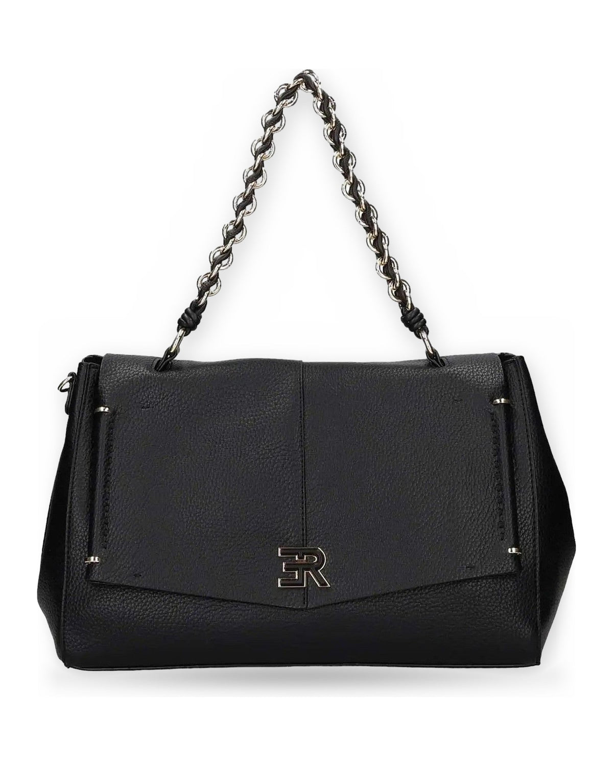 Borse a tracolla Donna Ermanno Scervino - Large Flap Eba 27 - Nero