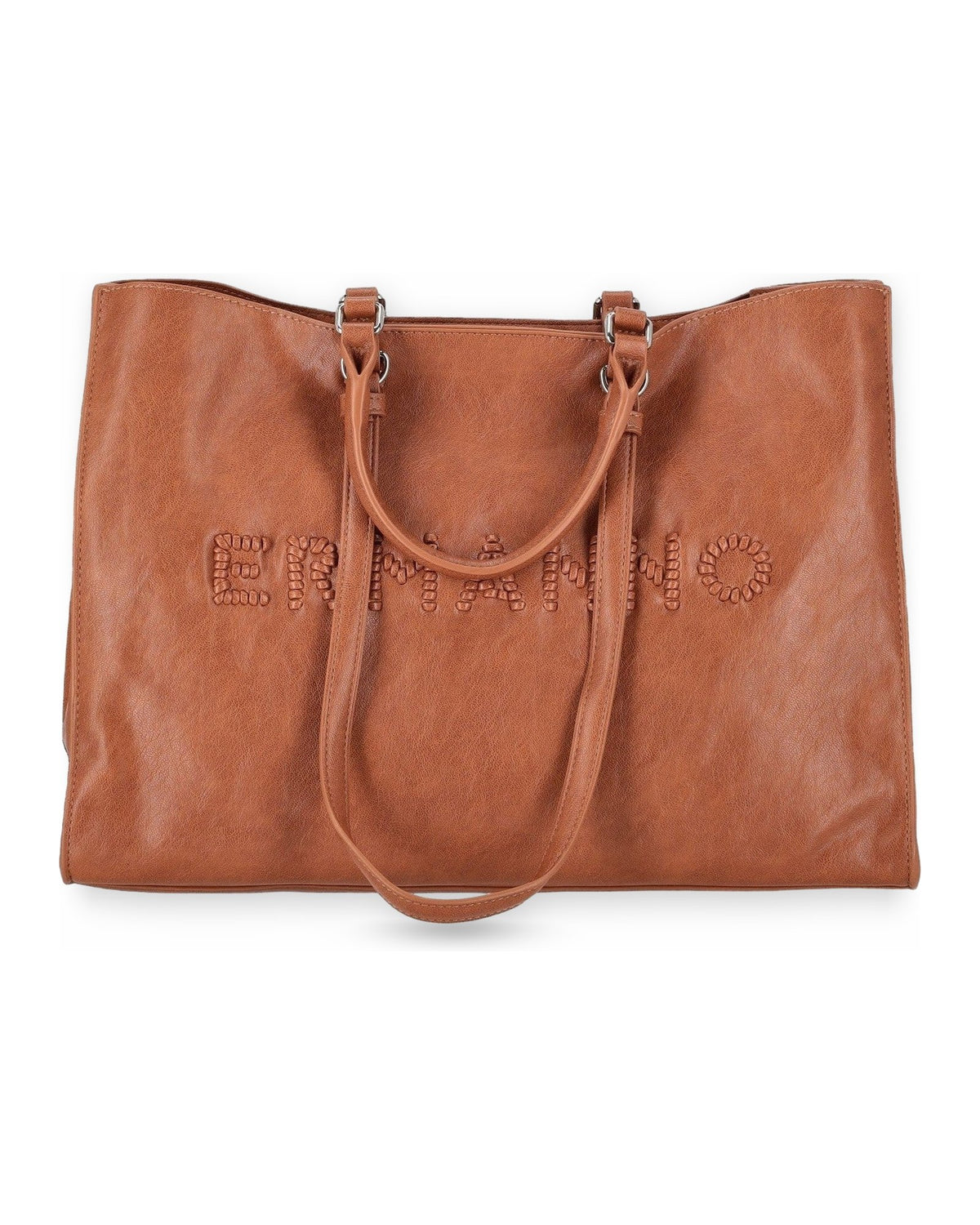 Borse Tote Donna Ermanno Scervino - Large Tote Barbara Logo - Cammello