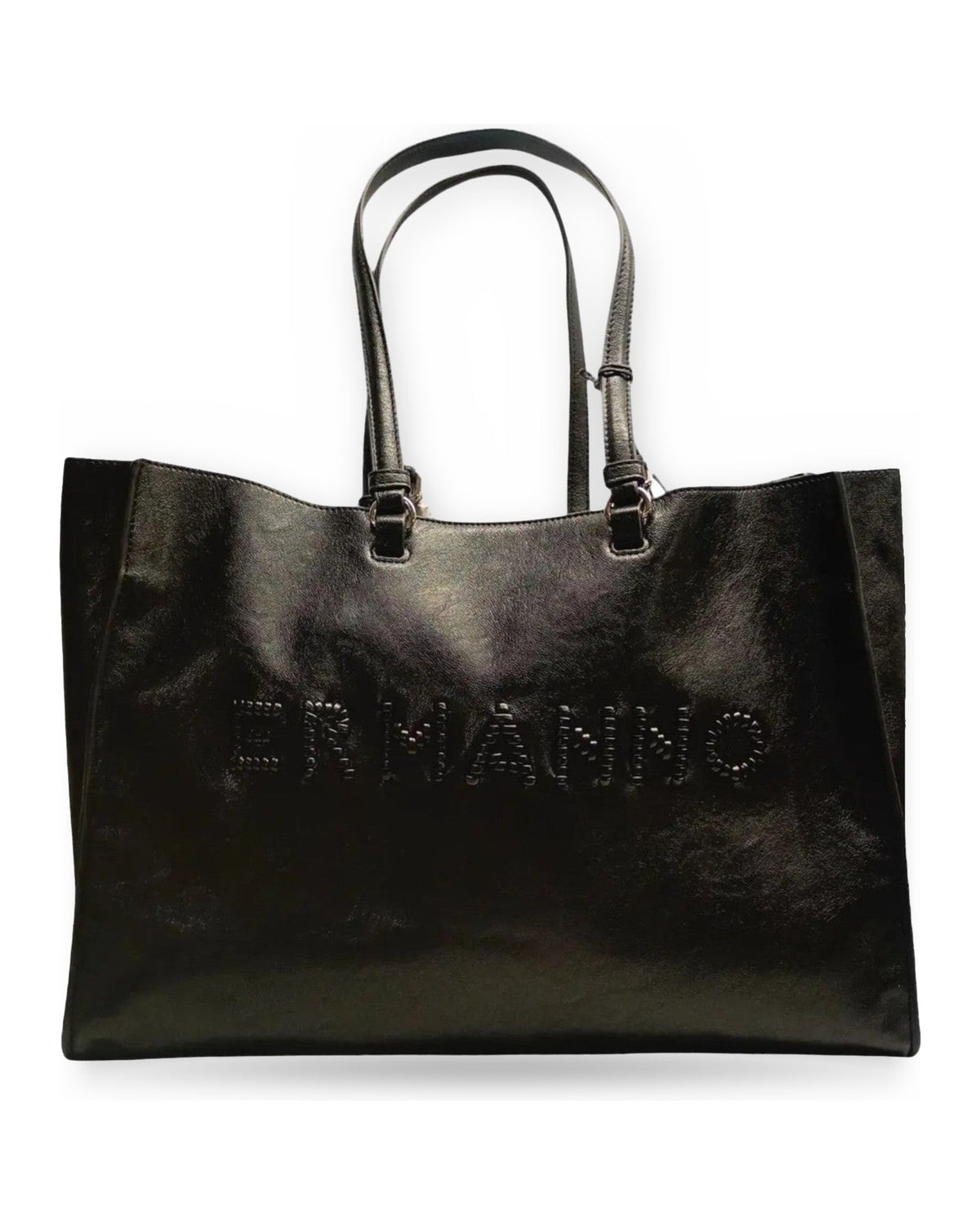 Borse Tote Donna Ermanno Scervino - Large Tote Barbara Logo - Nero