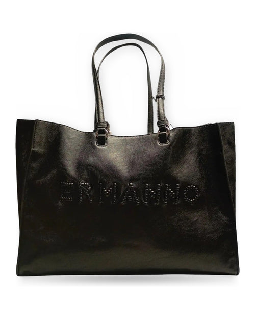 Borse Tote Donna Ermanno Scervino - Large Tote Barbara Logo - Nero