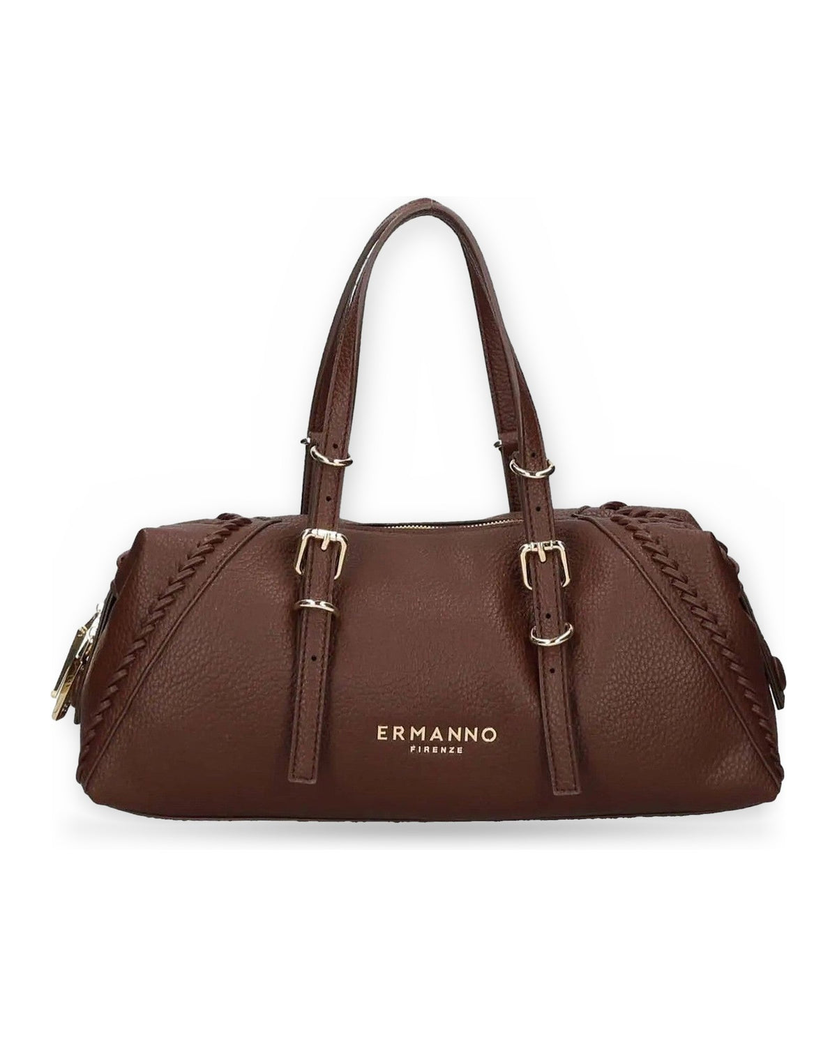 Borse a mano Donna Ermanno Scervino - Small Bowling Bianca - Marrone