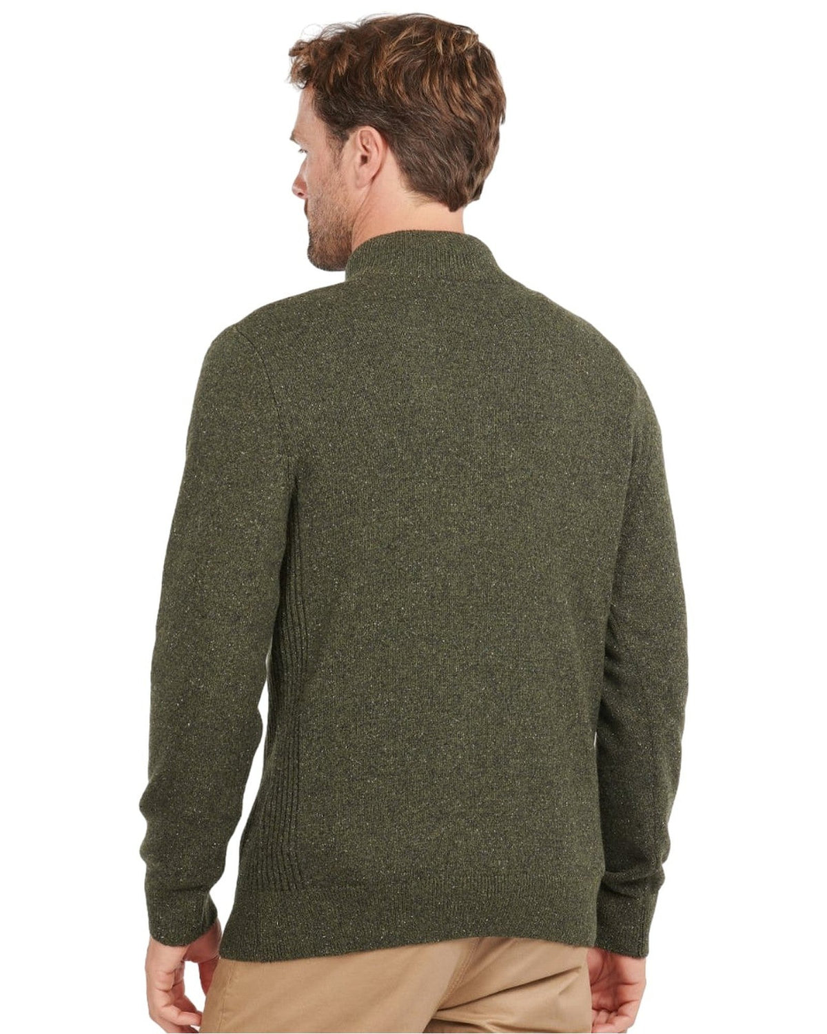 Maglie Uomo Barbour - Essential Tisbury Half Zip - Verde