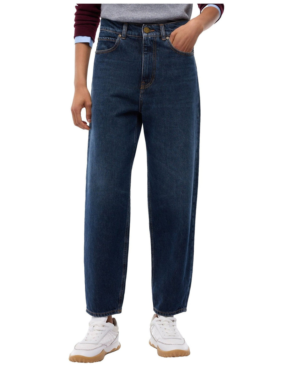 Jeans Donna Pinko - Estelle Egg Medium Wash Blue D - Blu
