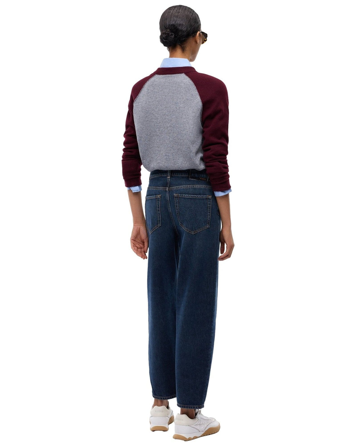 Jeans Donna Pinko - Estelle Egg Medium Wash Blue D - Blu