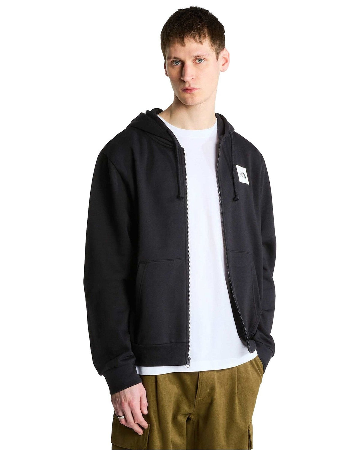 Felpe con cappuccio Uomo The North Face - Evo Box Half Dome Regular Full Zip Hoodie - Nero