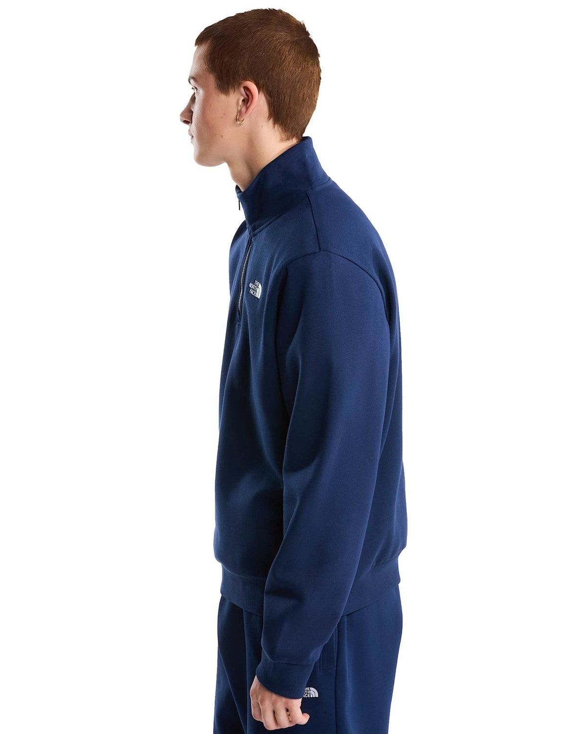 Felpe senza cappuccio Uomo The North Face - Evolution Simple Dome Regular 1/4 Zip - Blu