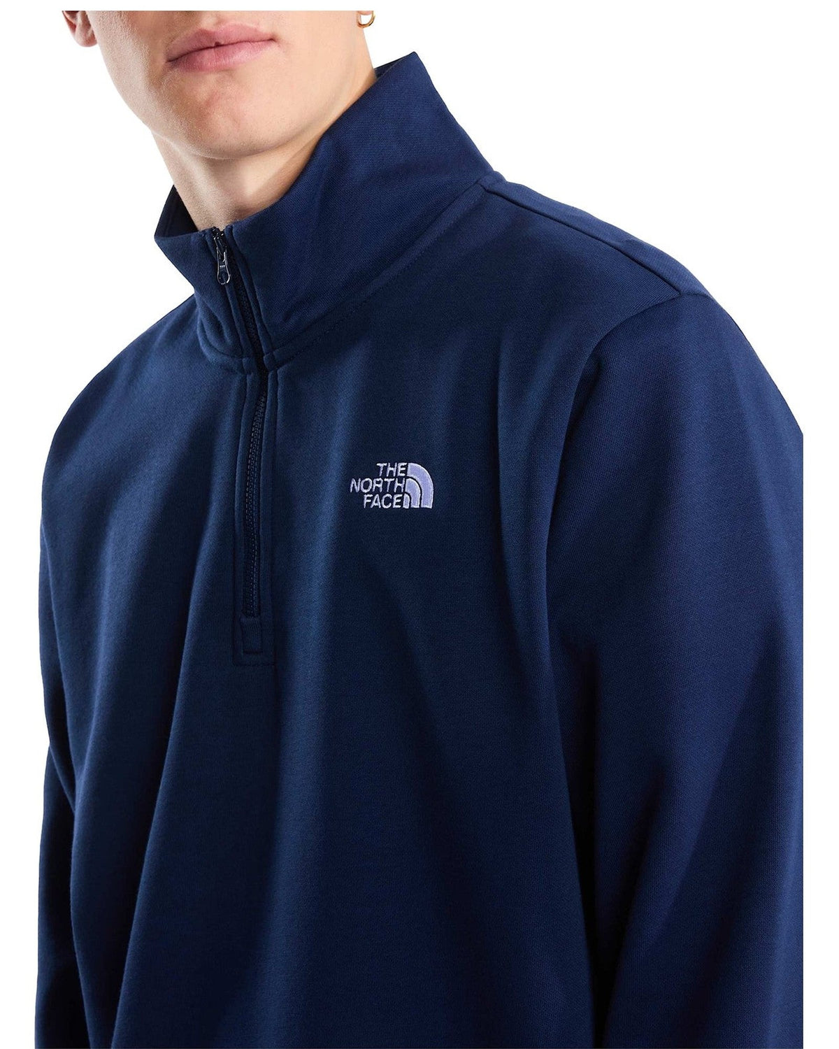 Felpe senza cappuccio Uomo The North Face - Evolution Simple Dome Regular 1/4 Zip - Blu
