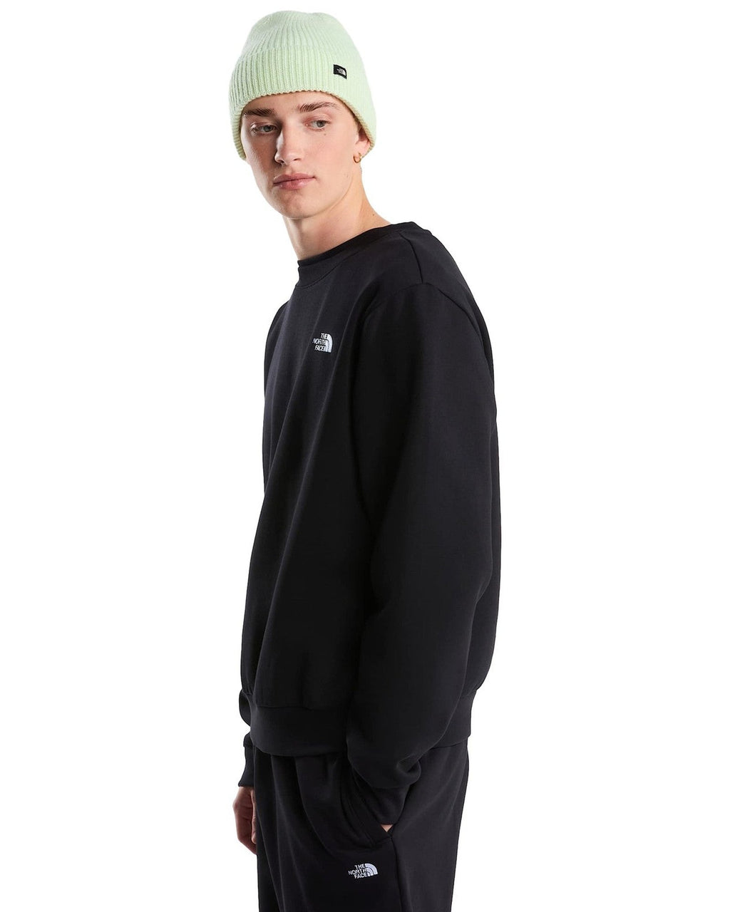 Felpe senza cappuccio Uomo The North Face - Evolution Simple Dome Regular Crew - Nero