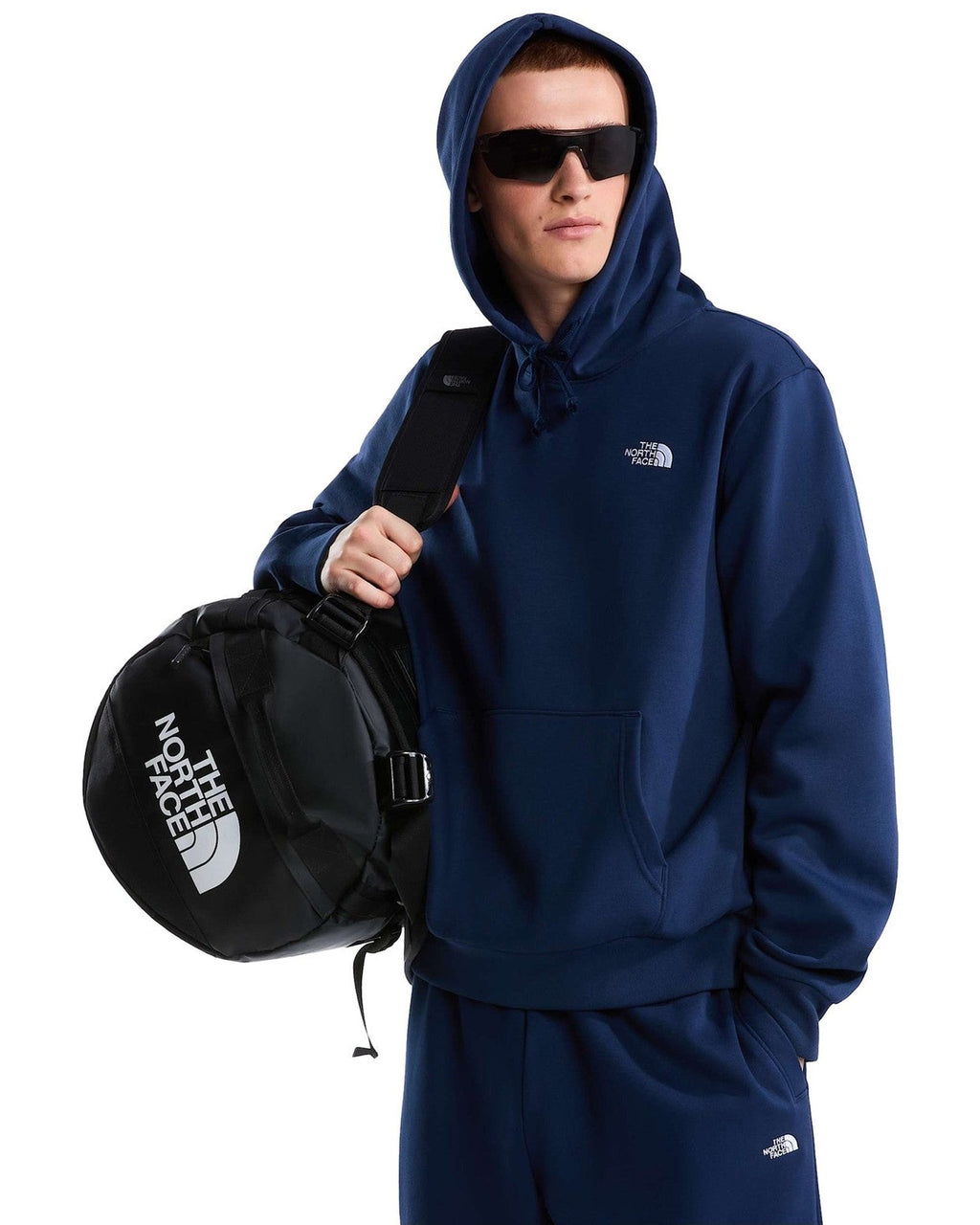Felpe con cappuccio Uomo The North Face - Evolution Simple Dome Regular Hoodie - Blu