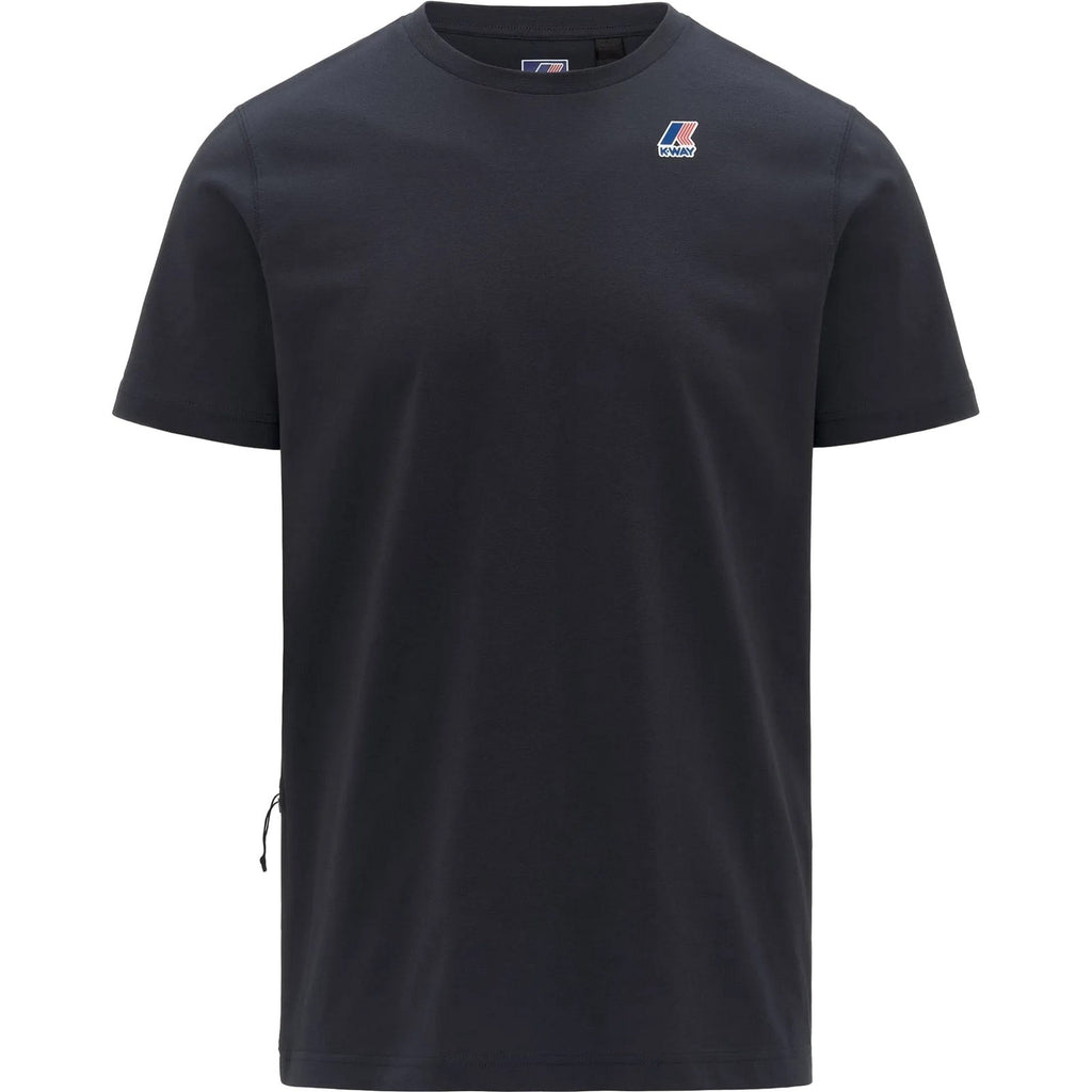 T-shirt Uomo K-Way - Leonide - Blu-Gianni Foti