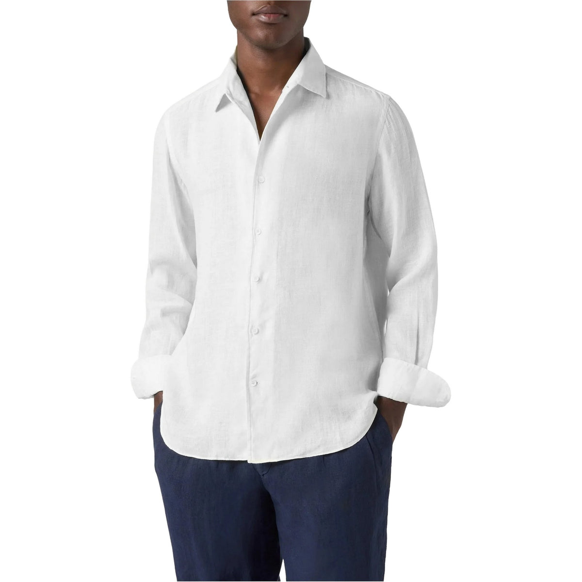 Camicie casual Uomo Mc2 Saint Barth - Shirt With Internal Facings - Bianco