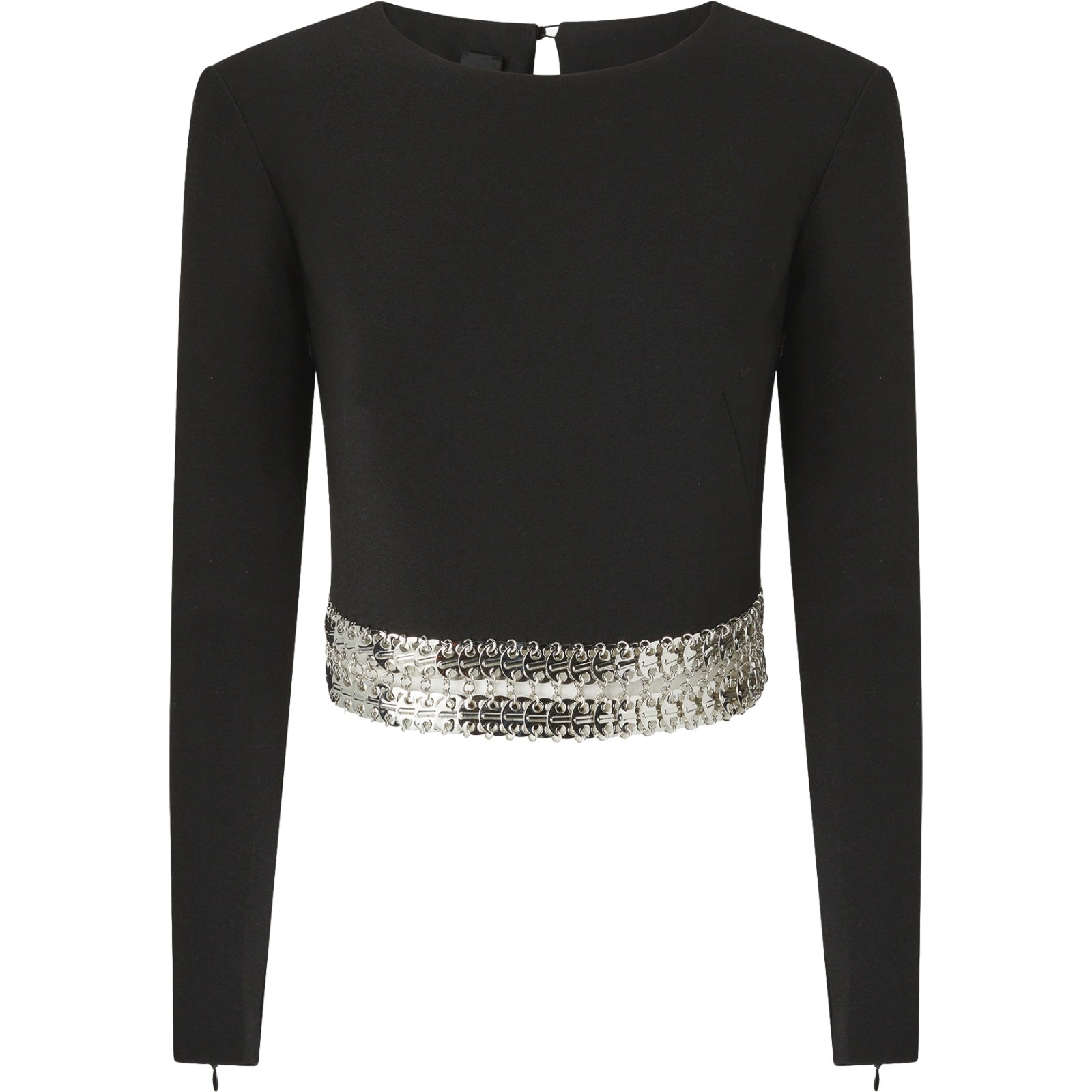 Canotte e top Donna Pinko - Yanira Top Crepe Con Ricamo - Nero
