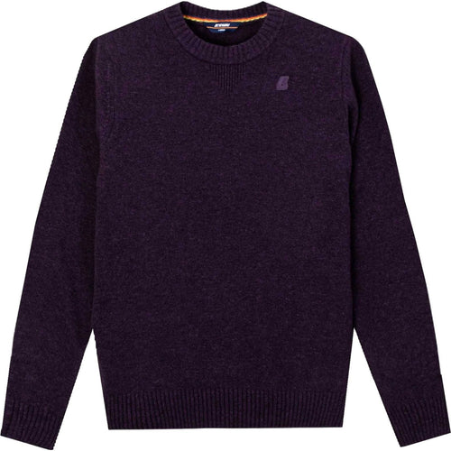 Felpe con cappuccio Uomo K-Way - Sebastien Lambswool - Viola