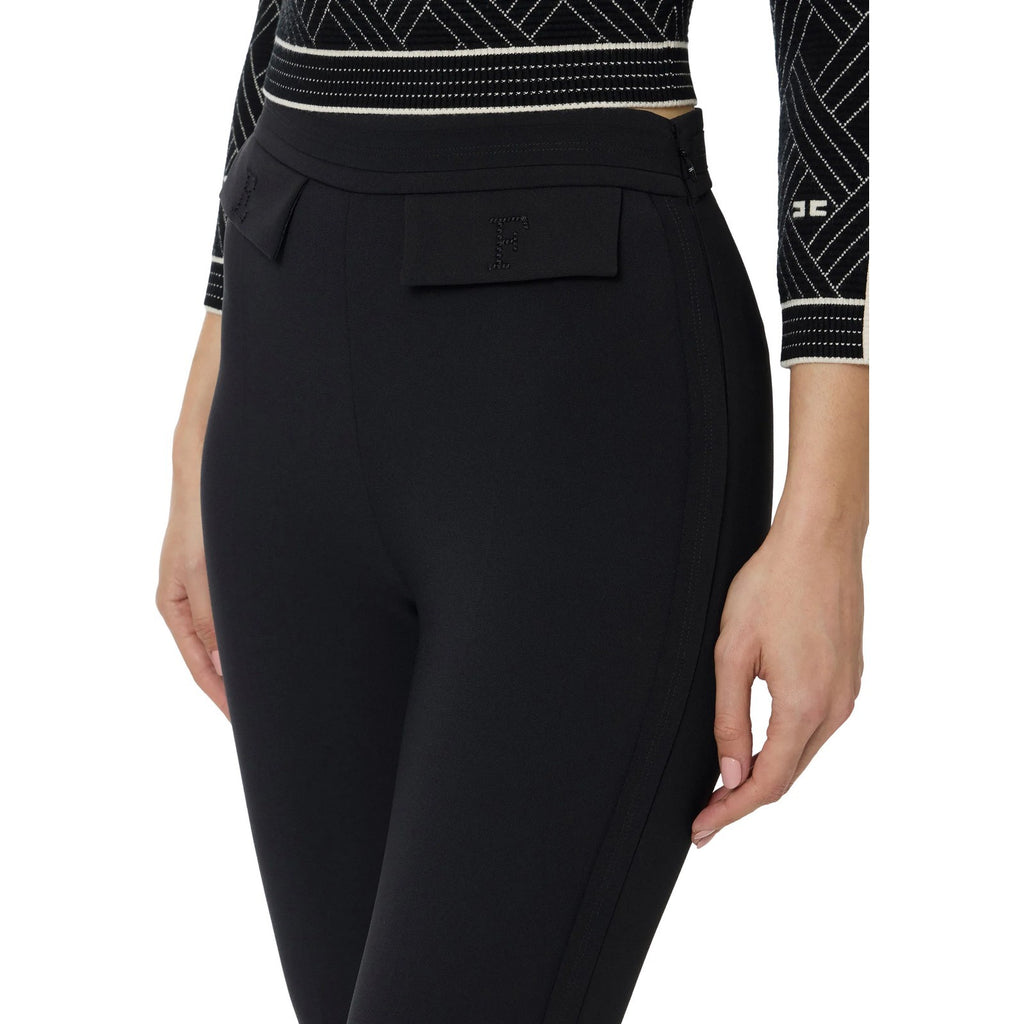Pantaloni Donna Elisabetta Franchi - Pantalone - Nero-Gianni Foti