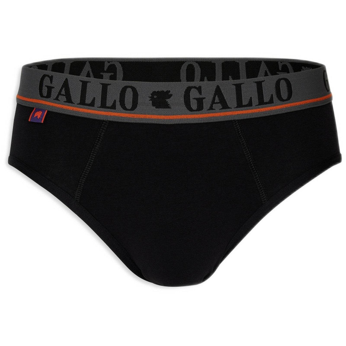Slip Uomo Gallo - U Slip Basico Co/Ea T.u. + Elx. Loga - Nero