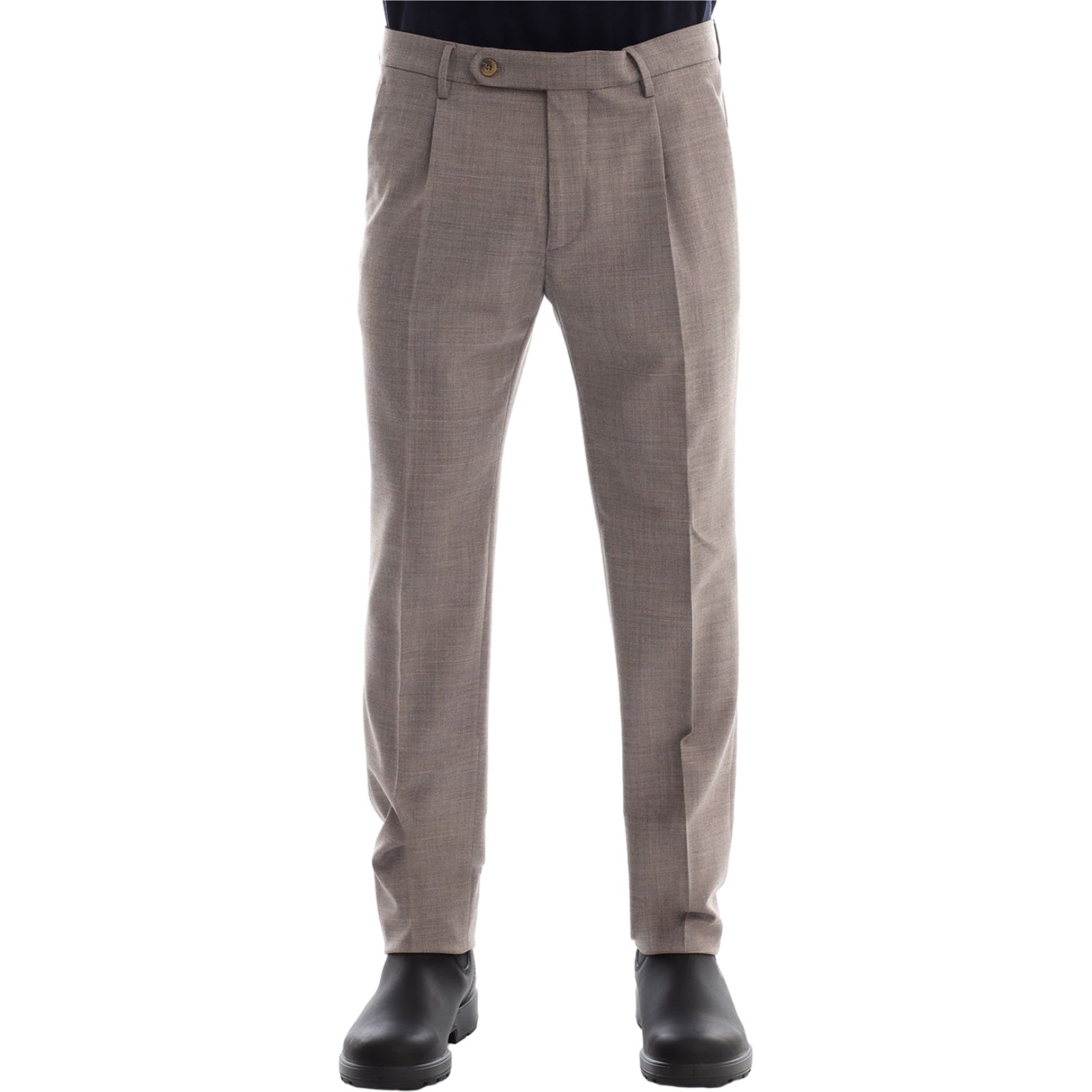 Pantaloni Uomo Berwich - Pantalone Relaxed Fit - Marrone