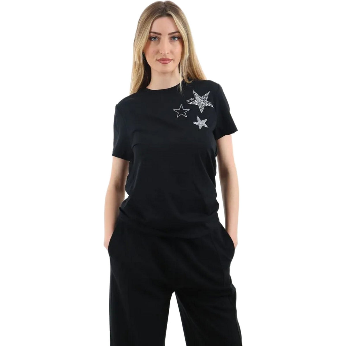 T-shirt Donna Liu Jo - T-Shirt - Nero-Gianni Foti