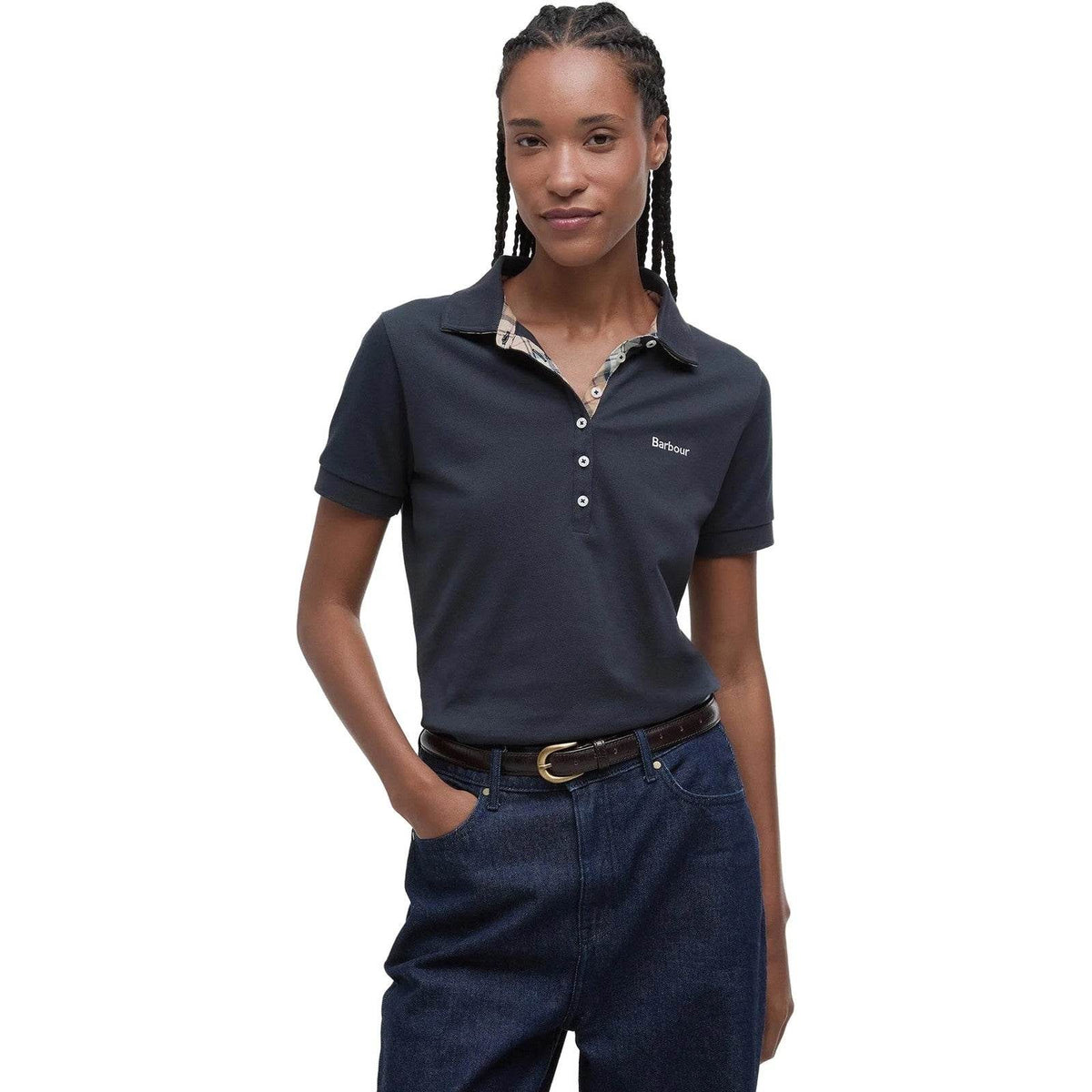 Canotte e top Donna Barbour - Portsdown Top - Blu-Gianni Foti
